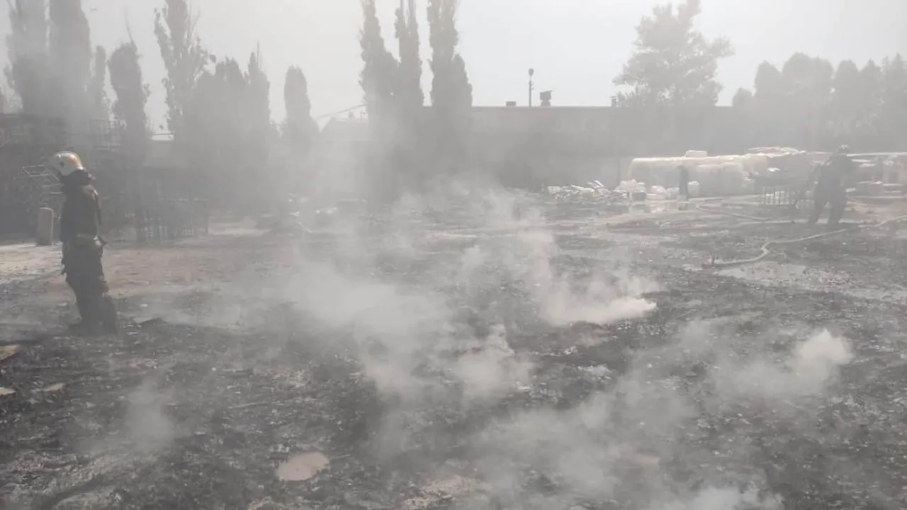 В Волгоградской области ликвидировали крупный пожар
