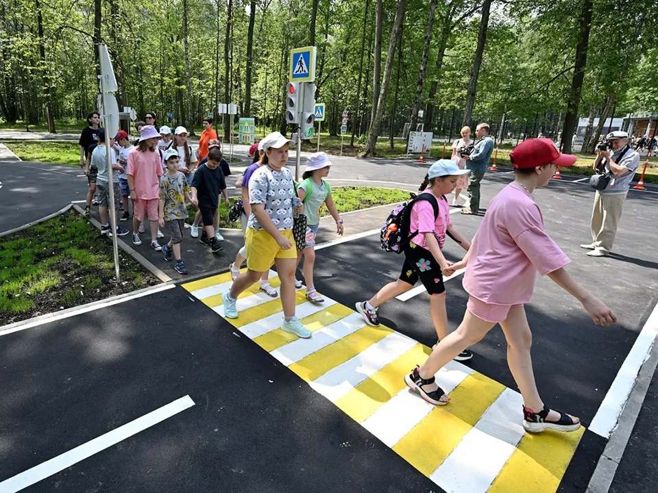 Площадка для изучения ПДД. Фото: Сергей Демянюк