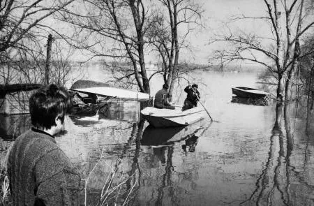 Разлив Оки в 1994 году/ТАСС