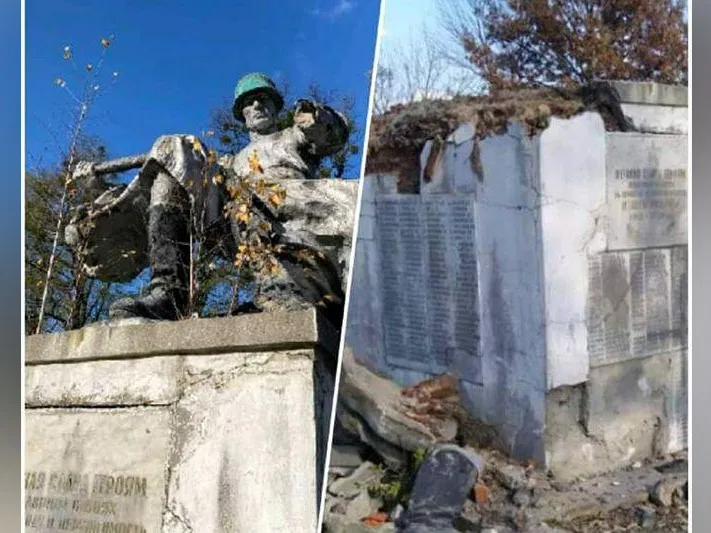 На Западной Украине снесен очередной памятник советскому солдату