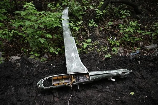 Сбитый российскими военнослужащими украинский БПЛА Shark Mini на Красноармейском направлении СВО