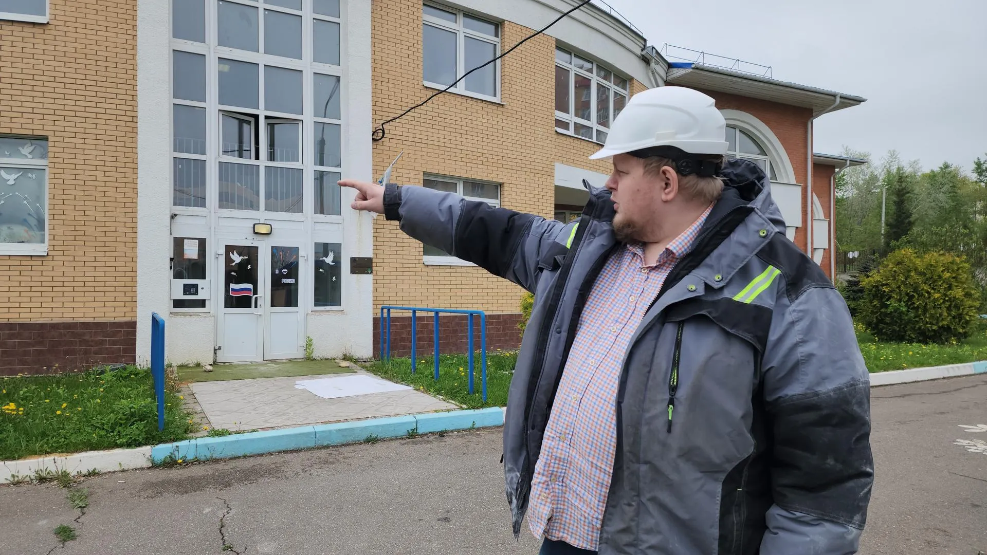 Начальник участка генподрядной организации Алексей Шуев