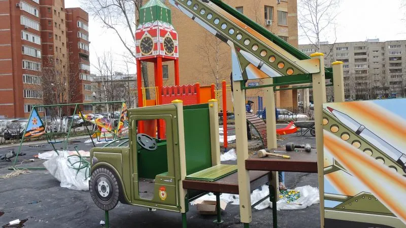 «Победная» детская площадка появилась в Реутове