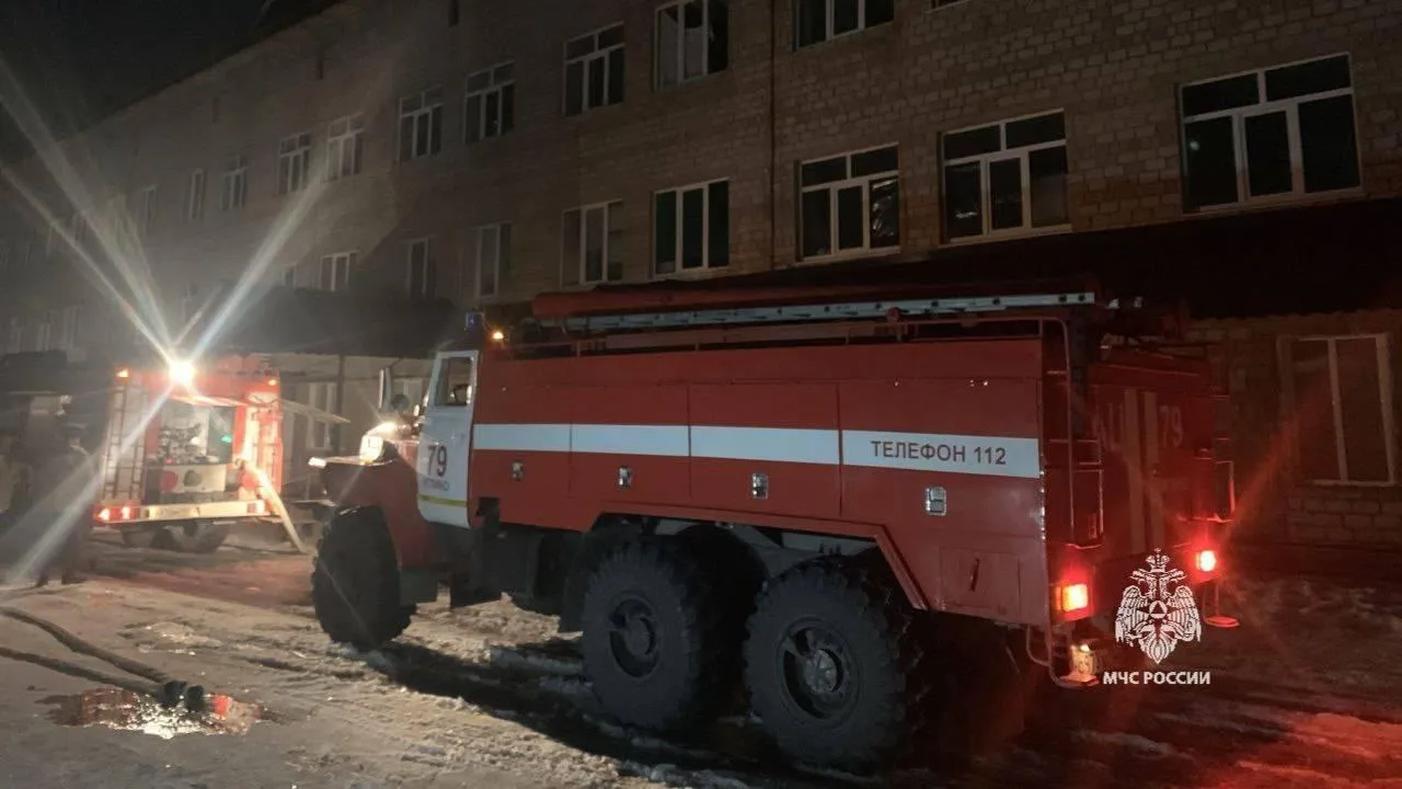 В селе под Уфой горела единственная больница