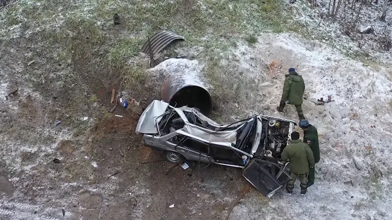 Что будет с легковушкой во время ядерного взрыва, проверили под Сергиевым Посадом
