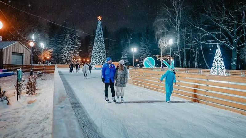 В Подмосковье назвали 10 лучших катков в парках и на общественных пространствах региона