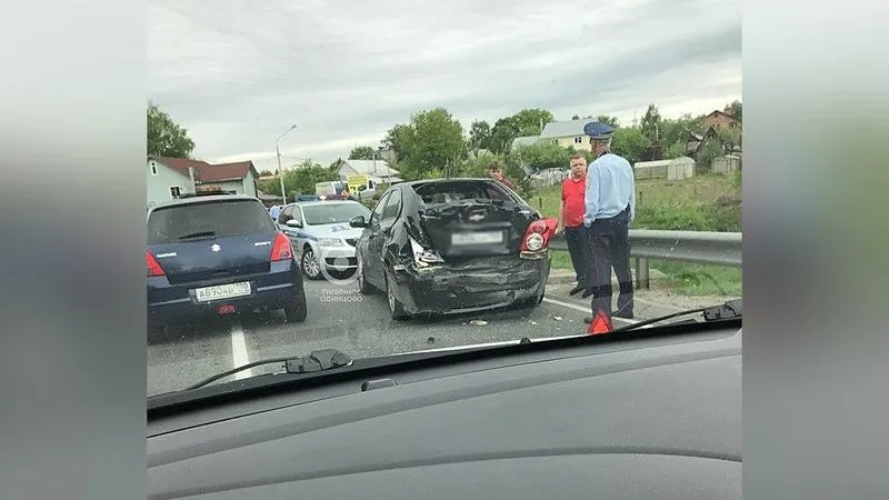 Массовая авария в Одинцовском районе: у автобуса отказали тормоза