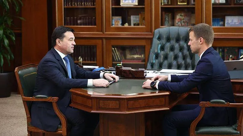 Глава Балашихи Сергей Юров доложил о развитие городского округа губернатору Андрею Воробьеву
