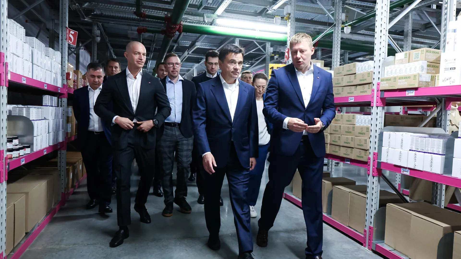 Губернатор Подмосковья рассказал об открытии первого роботизированного распределительного центра «Магнита»