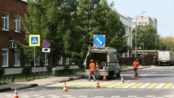 Пешеходные переходы в Сергиево-Посадском районе готовят к 1 сентября