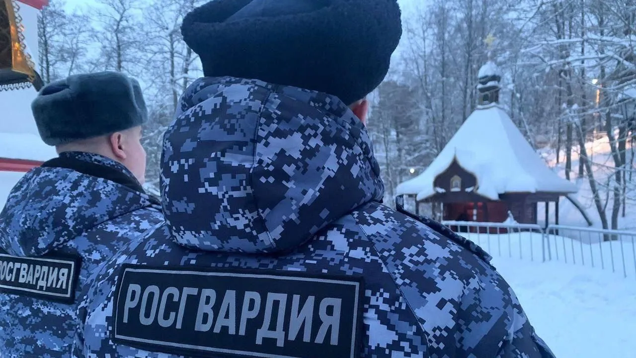 Сотрудники Росгвардии следили за безопасностью жителей Московской области во время крещенских купаний