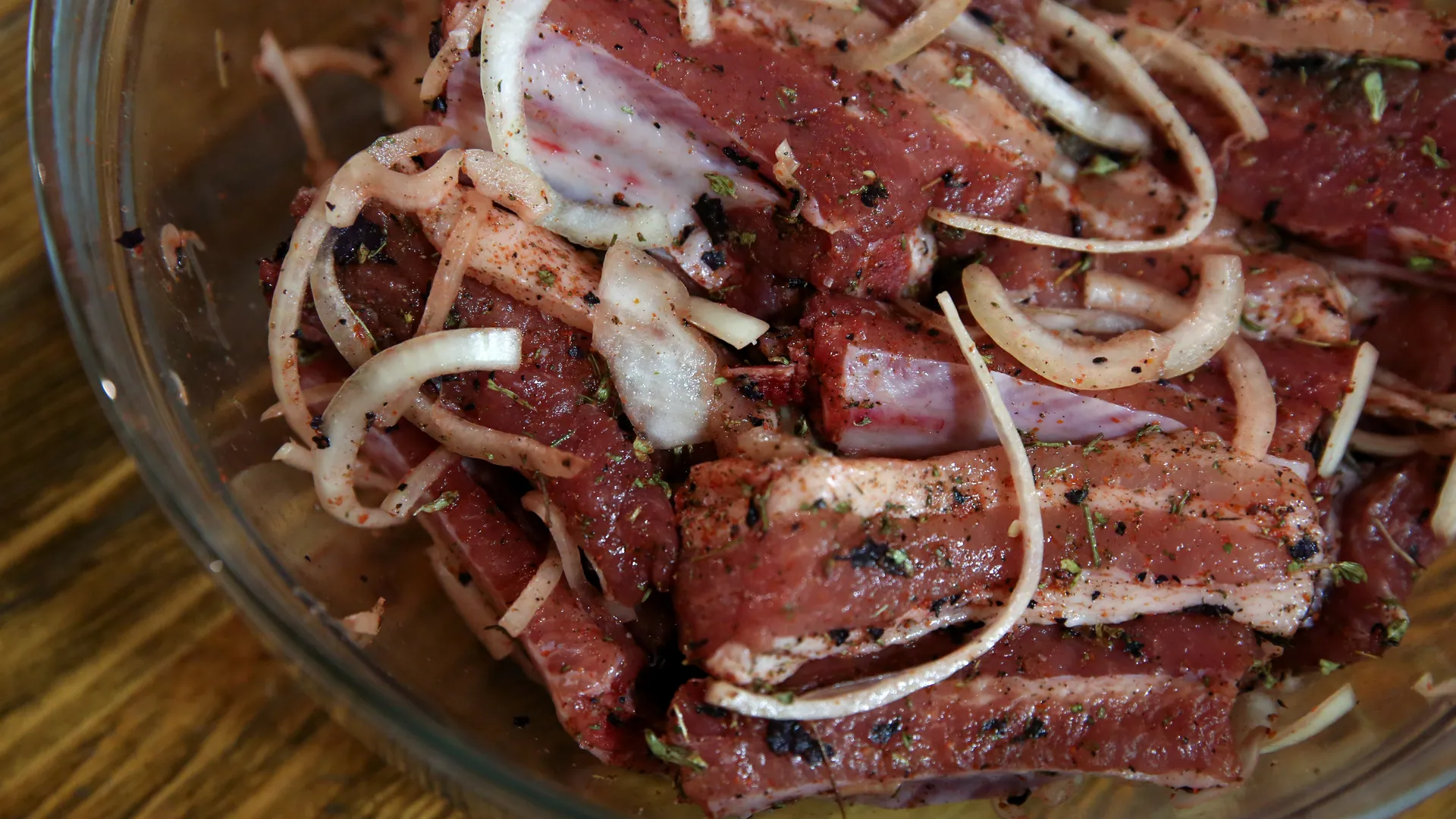 Приготовление свиного шашлыка