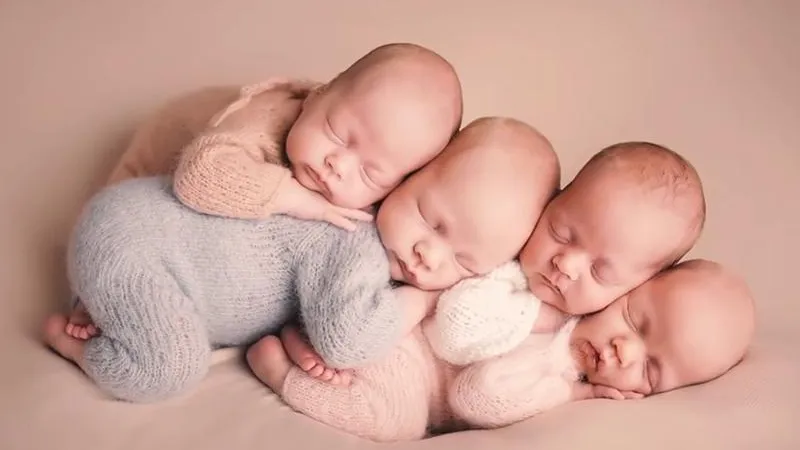Четверняшки родились в семье из Королева