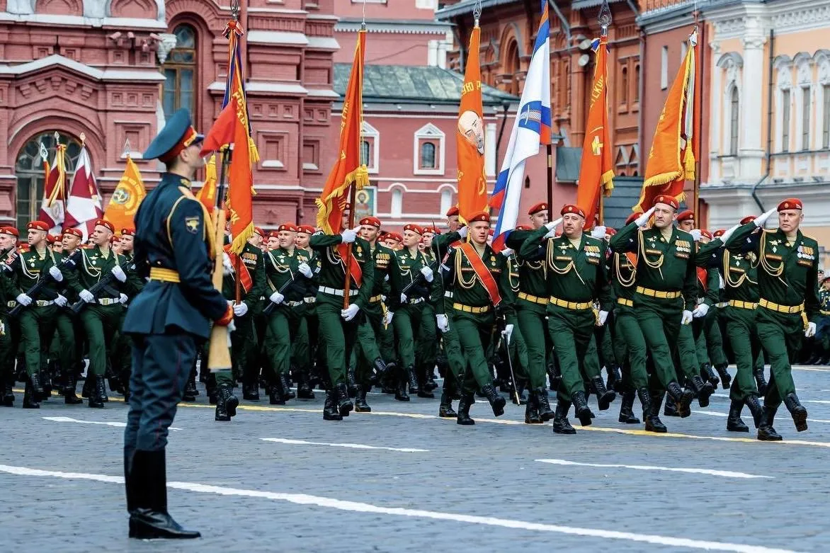 Фото с генеральной репетиции парада 2024 года. Представлено участниками парада Победы&nbsp; &nbsp;