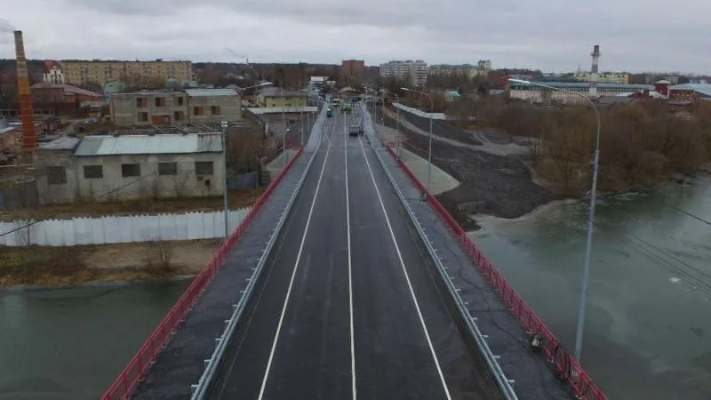 Реконструкция моста через Нару завершилась в Серпухове