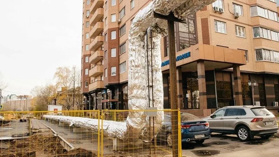 Капитальный ремонт участка тепловых сетей завершен в Ивантеевке