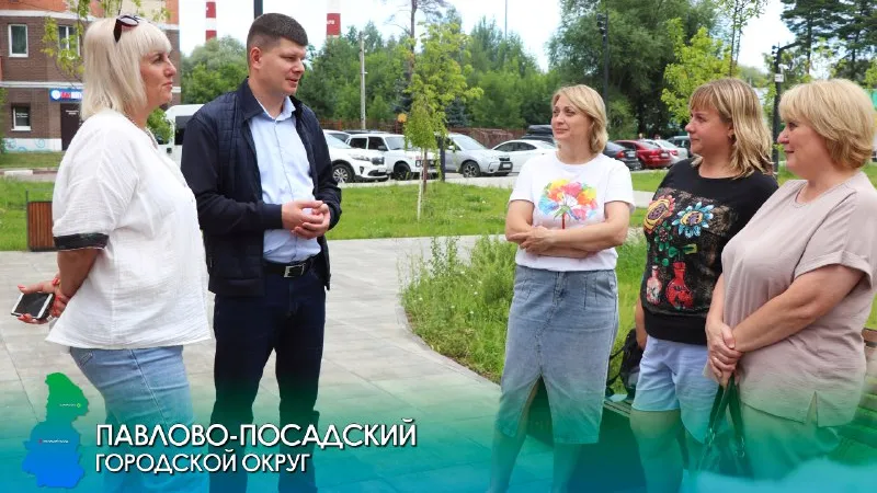 Первый замглавы Павлово-Посадского горокруга провел еженедельный обход улиц