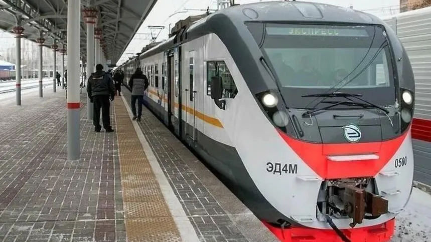 Поезд. Фото: Минтранс Подмосковья