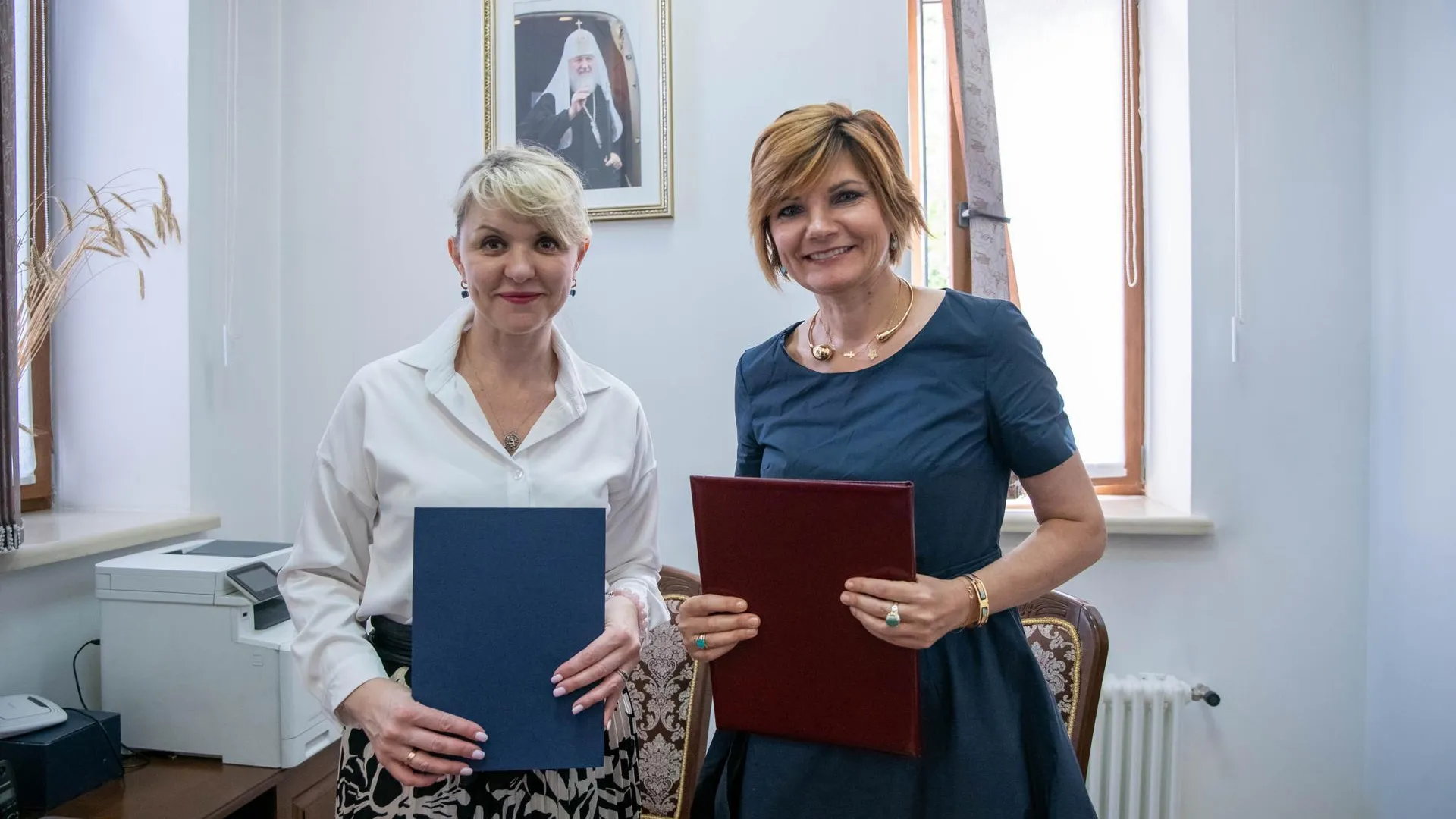 Ксения Мишонова и Ольга Ермакова подписали соглашение о сотрудничестве