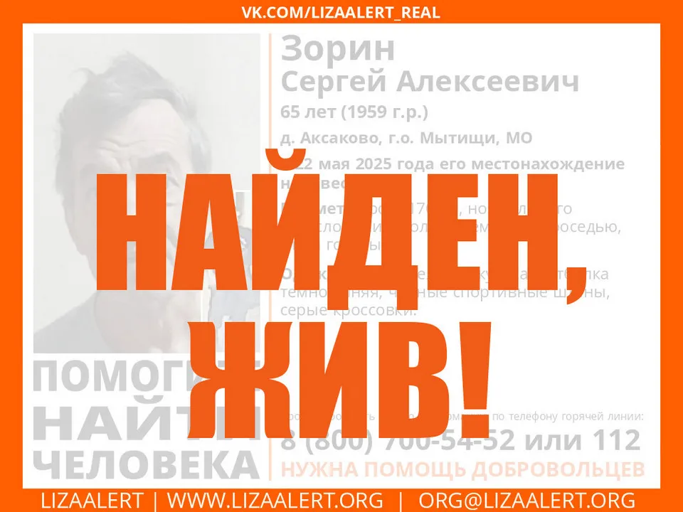 Фото: Поисково-спасательный отряд «Лиза Алерт»