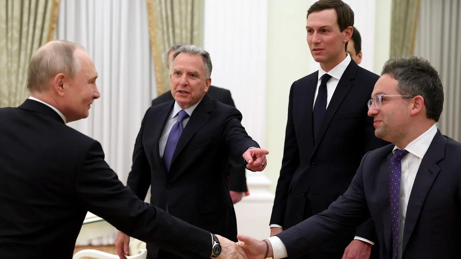 Джош Грюнбаум во время встречи с президентом России Владимиром Путиным в Кремле, 22 января 2026 года. Kremlin Pool