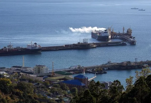 Танкер в Новороссийске. Виталий Тимкив
