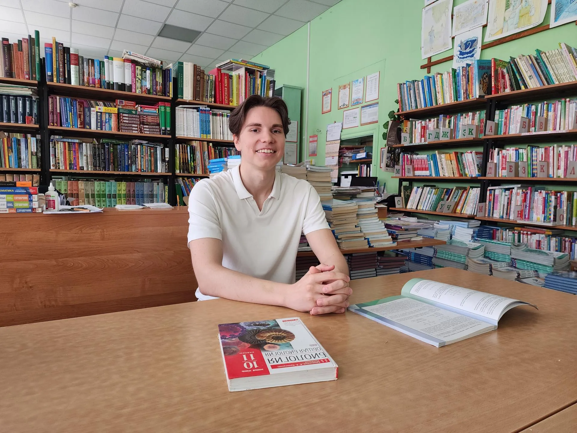 Выпускник Раменской средней школы №5 Михаил Дмитриев. Фото: Ирина Моисеева