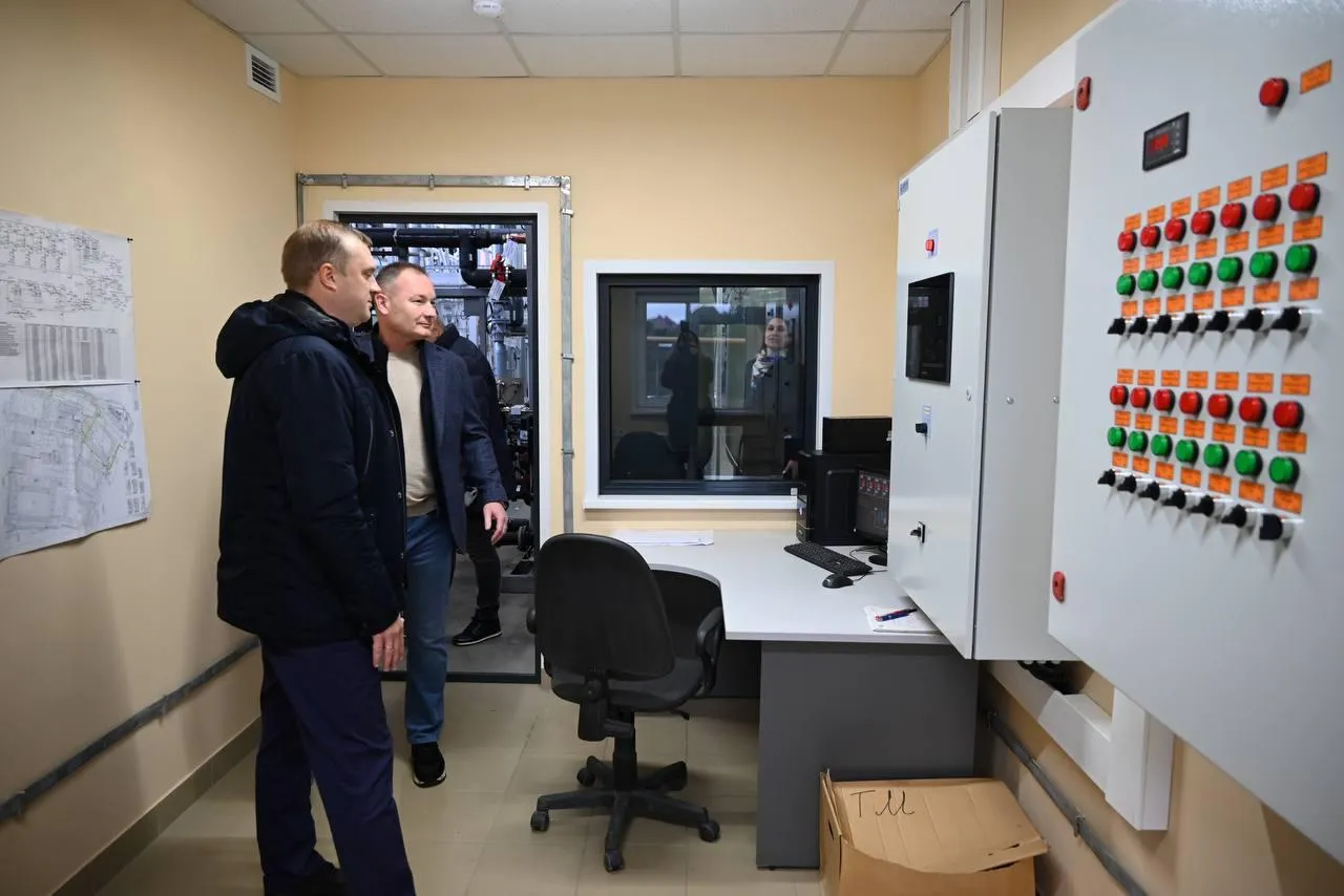 Осмотр котельной. Фото: ТГ-канал Алексея Спасского/https://t.me/alexeyspassky/6327