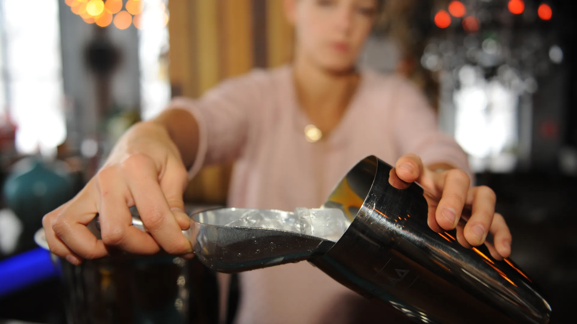 Приготовление коктейля