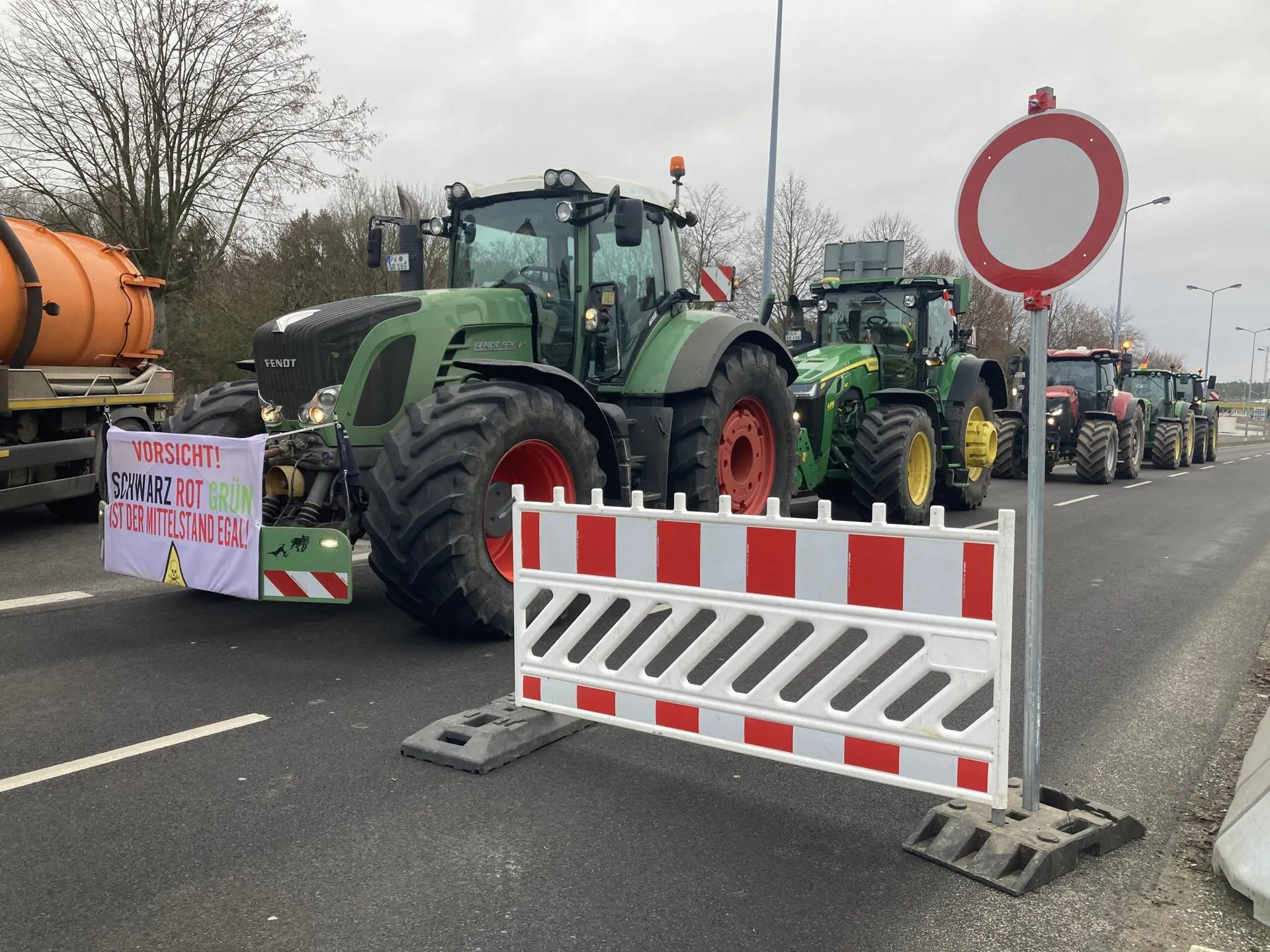Протесты фермеров в Германии