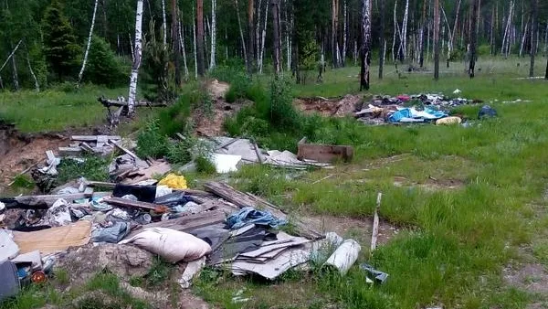 Шесть навалов мусора ликвидировали в области за неделю