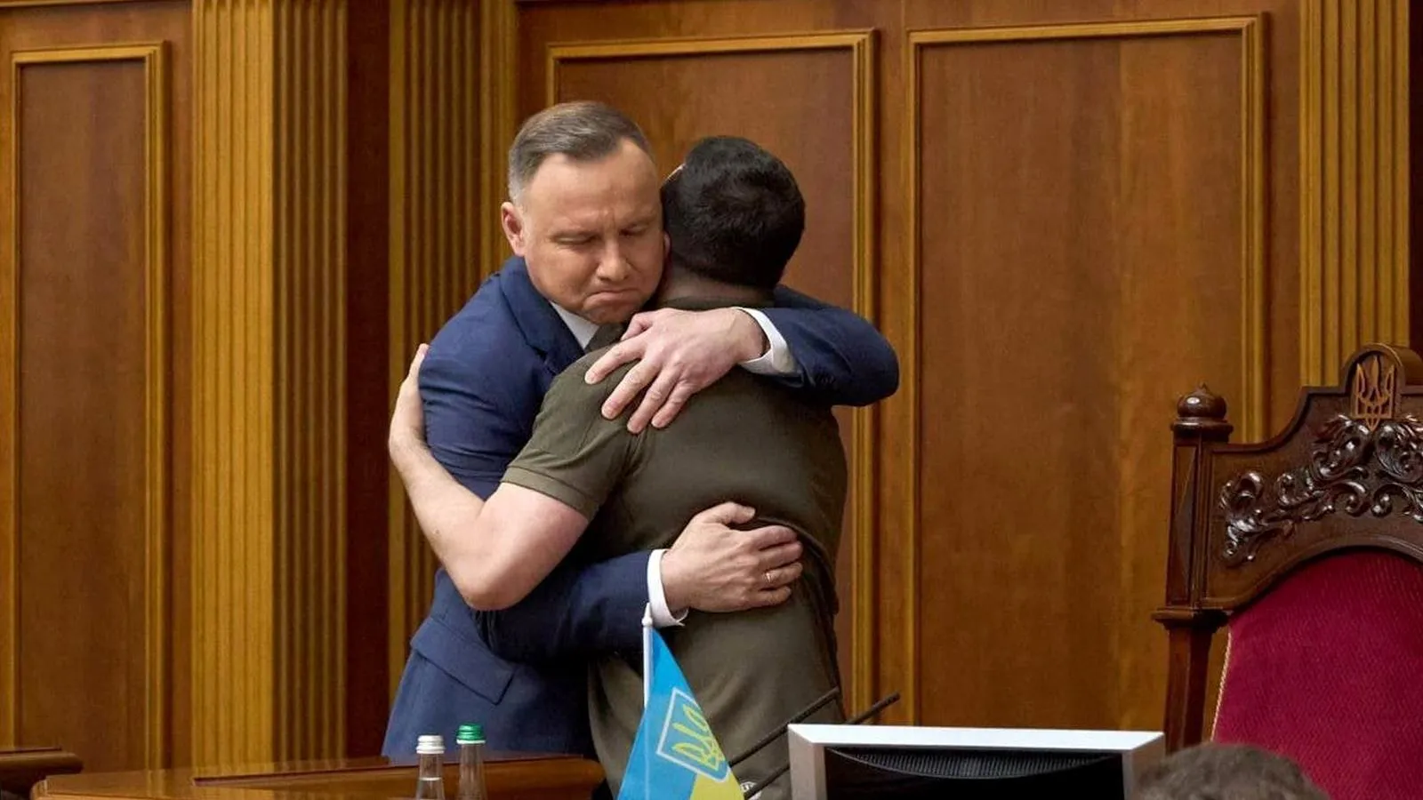 Президенты Польши и Украины. Фото Telegram-канала «Выпускайте Z Кракена!»