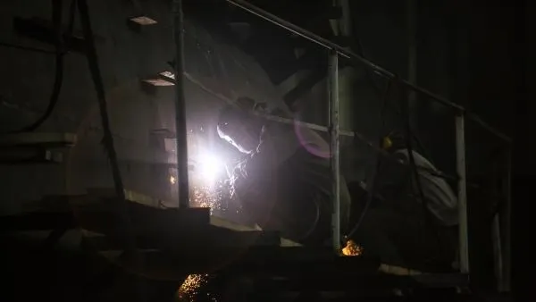 В Санкт-Петербурге в доках горело судно «Ромуальд Муклевич»