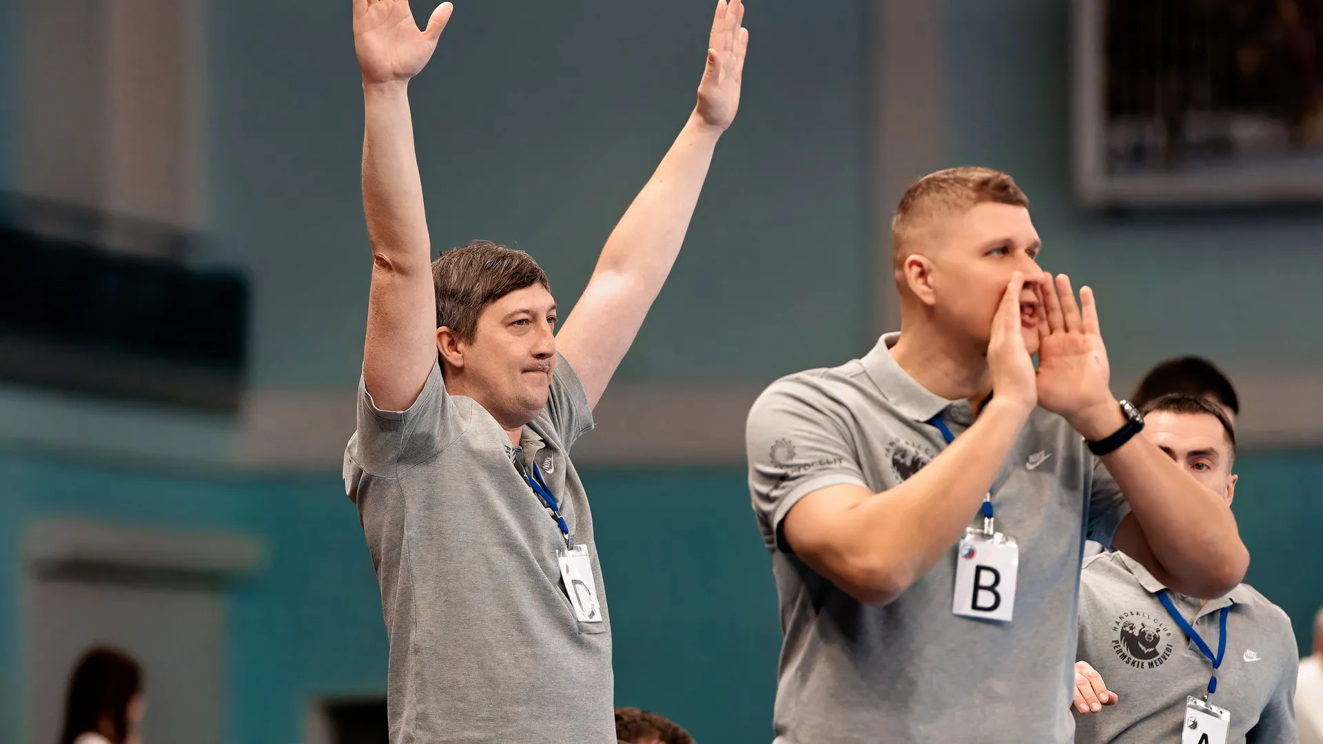 «Пермские медведи» обыграли «Чеховских медведей» на Суперлиге по гандболу «Медвежье дерби» в Чехове