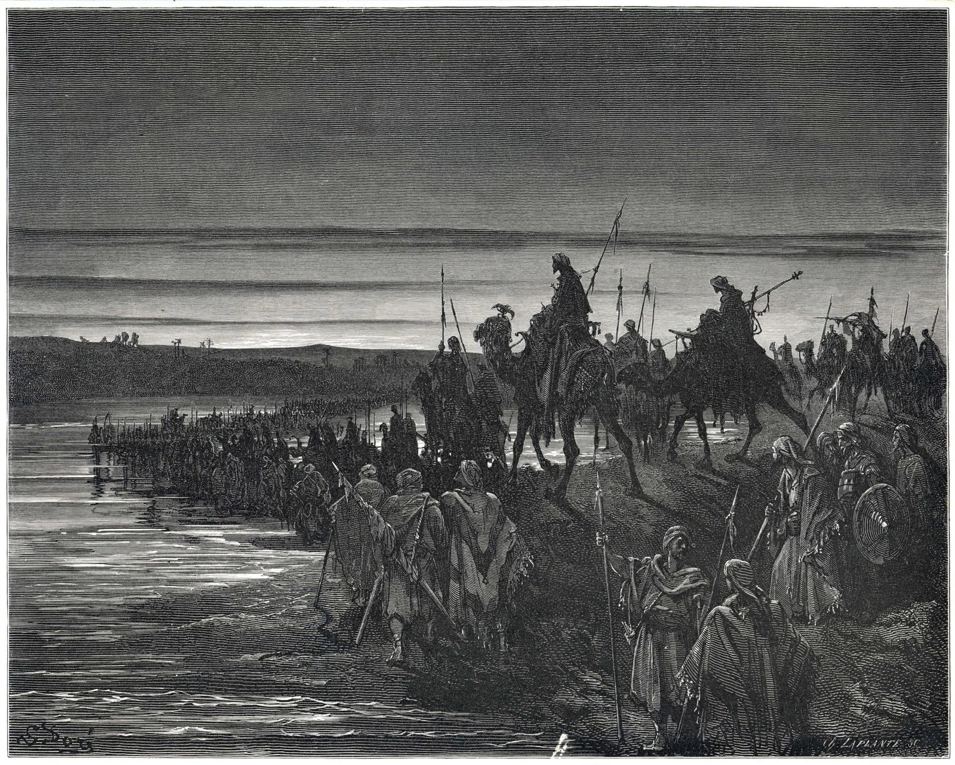 Моисей переводит евреев через Красное море. Mary Evans Picture Library