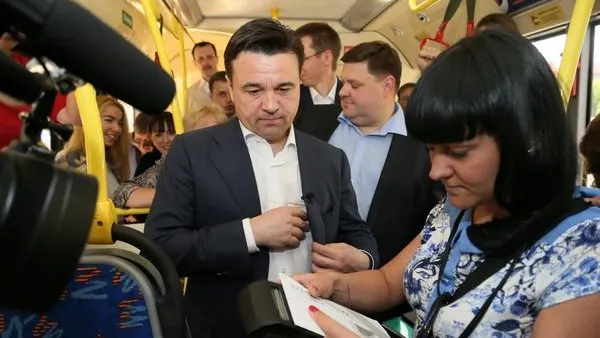 Губернатор проехал в Подольске по «Стрелке»