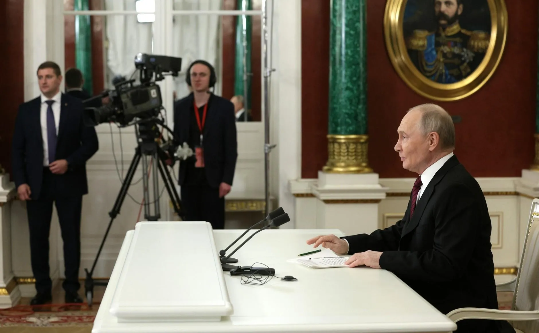 Выступление Владимира Путина в ночь на 11 мая. President of Russia Office apai/Keystone Press Agency