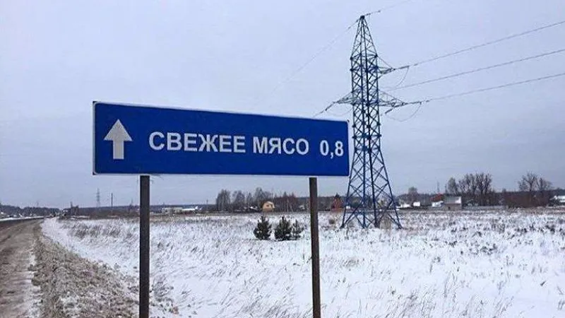 Дорожный знак «Свежее мясо» насмешил жителей Егорьевска