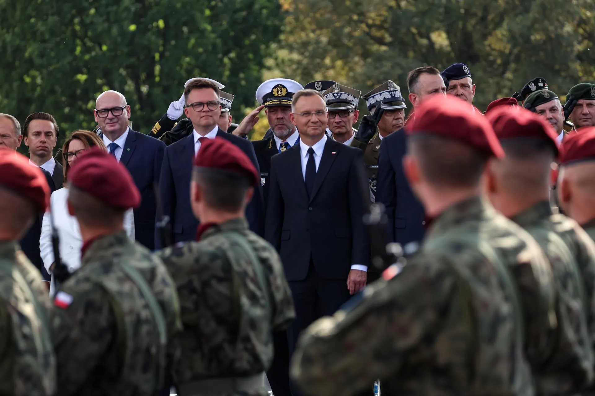 Военный парад в Варшаве, август 2024 года. Dominika Zarzycka/Keystone Press Agency