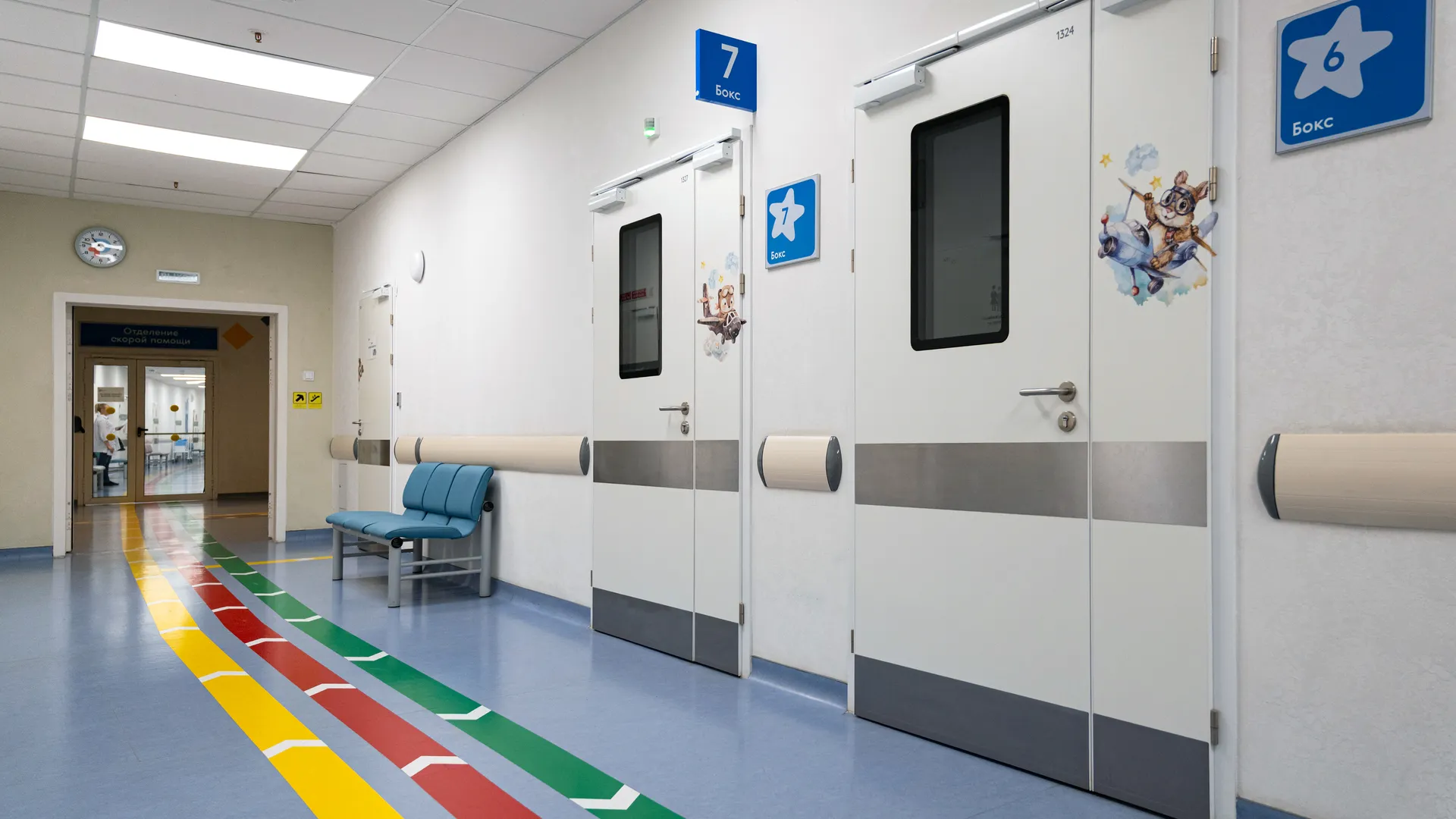 Приемное отделение Детского клинического центра им. Л.М. Рошаля в Красногорске