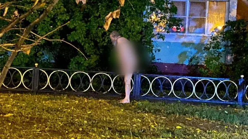 Жители помогли голому пожилому мужчине, гуляющему в Раменском