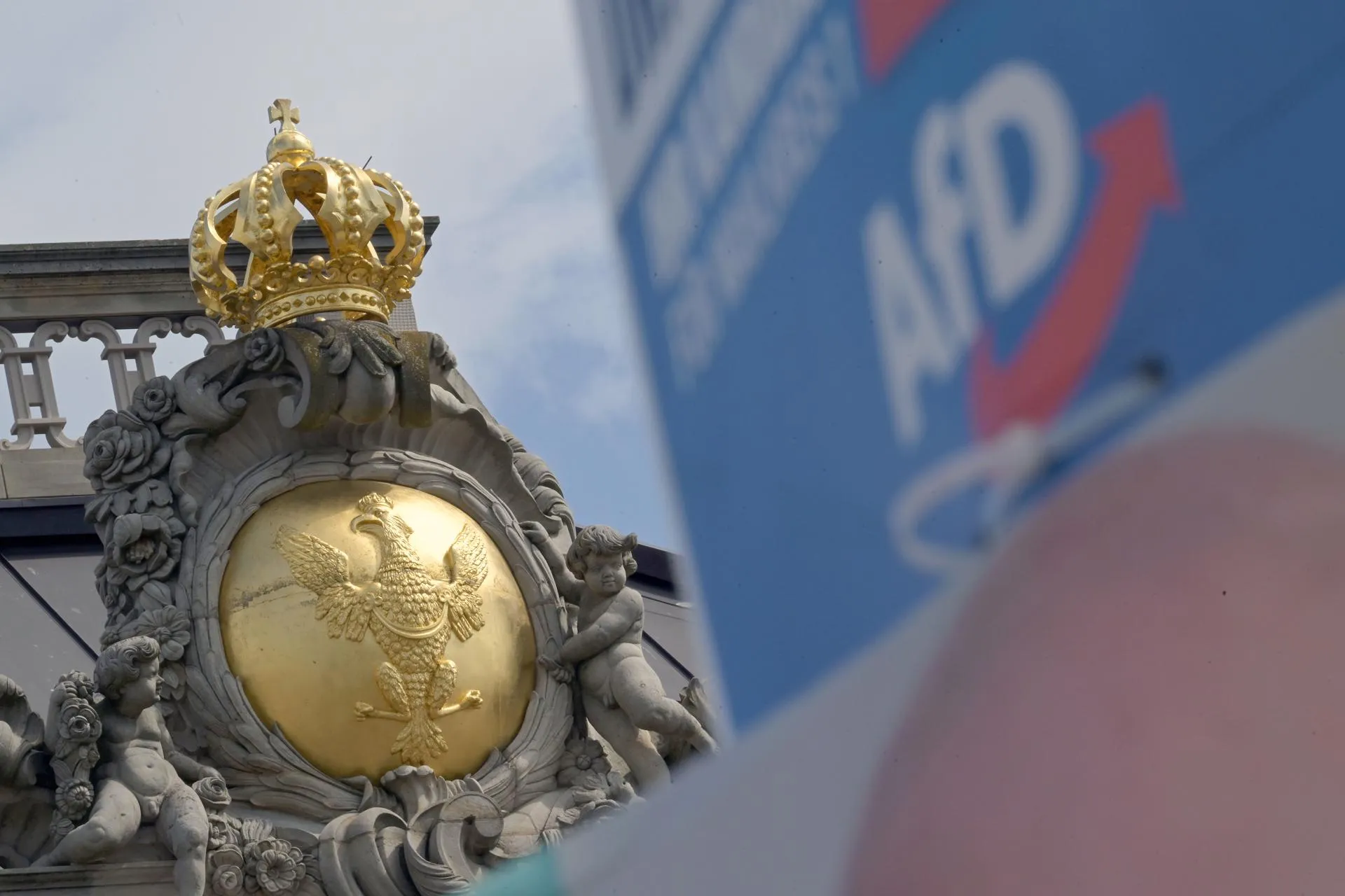 Постер «Альтернативы для Германии» на улицах Потсдама