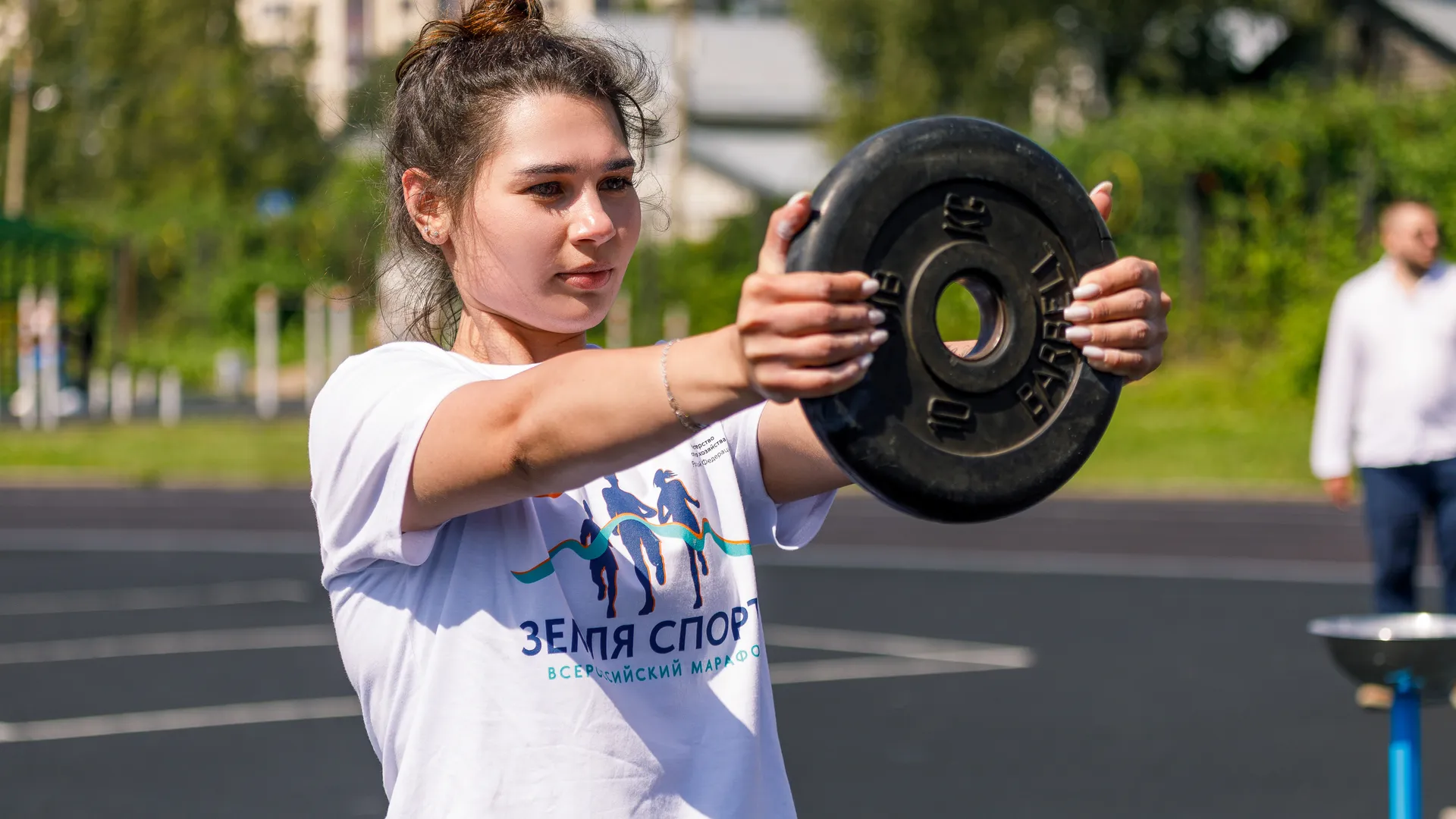 Соревнования по силовому экстриму на региональном этапе Всероссийского марафона «Земля спорта» в Сергиевом Посаде