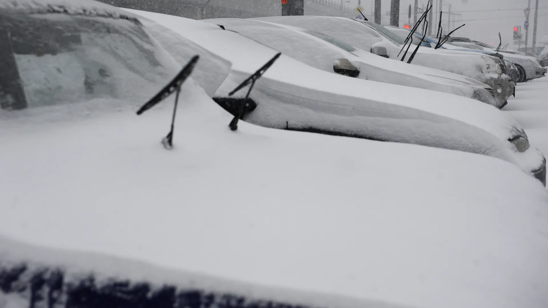 Снегопад в Москве