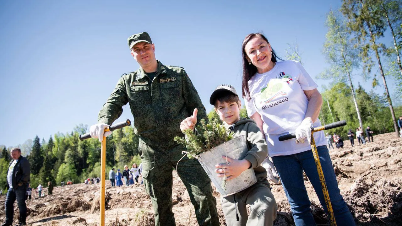 Андрей Воробьев: Сегодня в Подмосковье мы проводим акцию «Лес будущего»