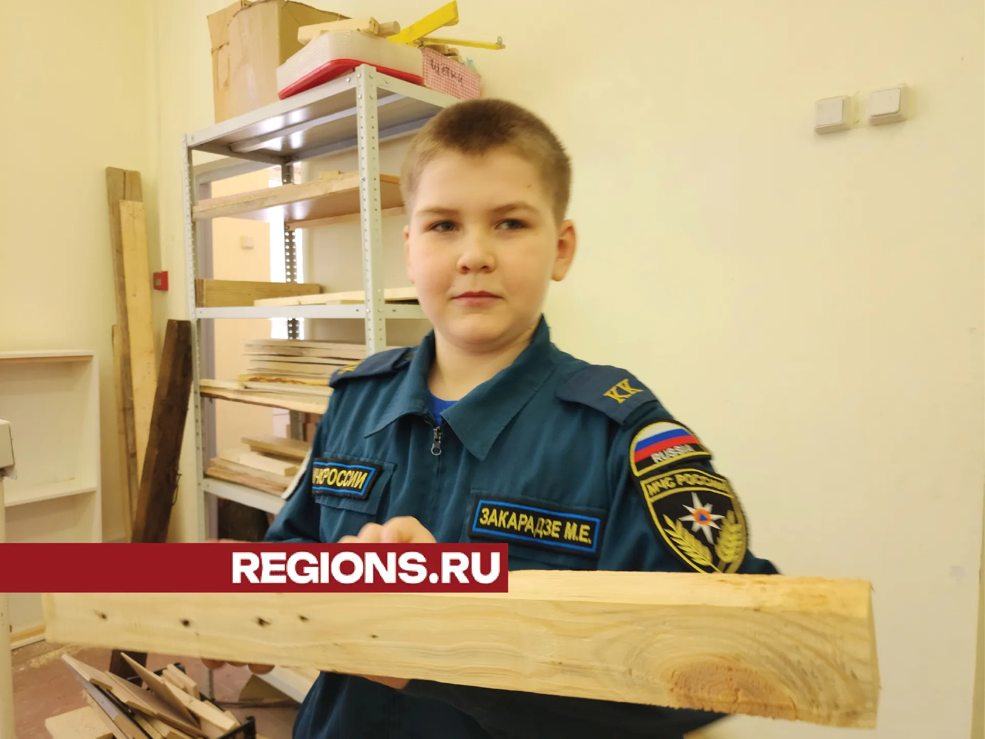 Ученик 6 «К» класса Марк Закарадзе/фото: Хавива Фонина