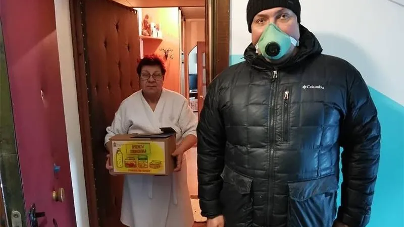 Чемпион мира по ММА Алан Хадзиев поучаствовал в социальной акции в Люберцах