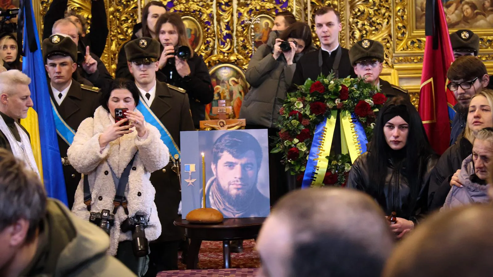 Панихида по Дмитрию Коцюбайло, Киев, 10 марта 2023 года. Pavlo_bagmut