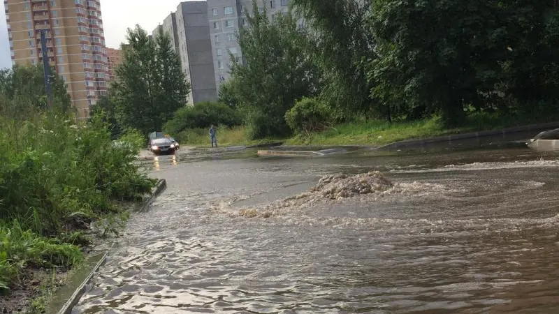 Гейзер появился во Фрязине