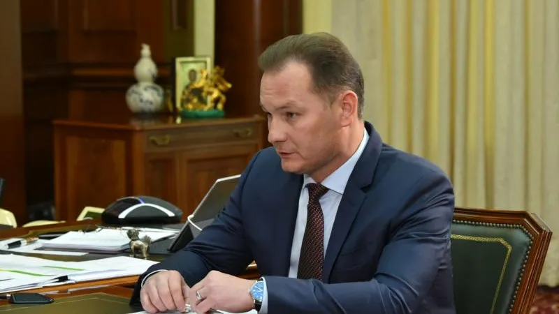 Глава Каширы рассказал губернатору о реконструкции стадиона 